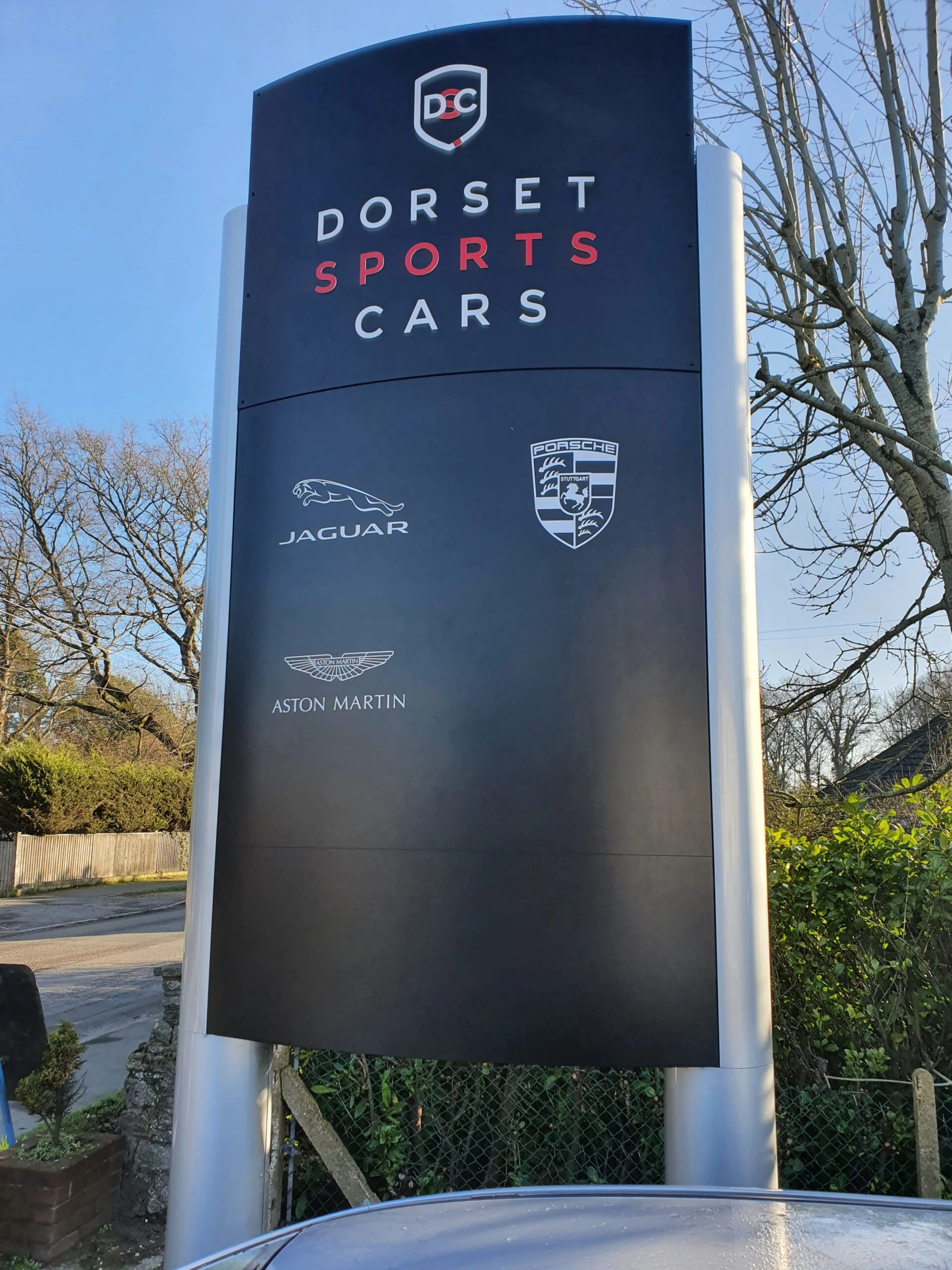 Monolith signage, directional signage, fret cut letters, custom signage, bespoke signage