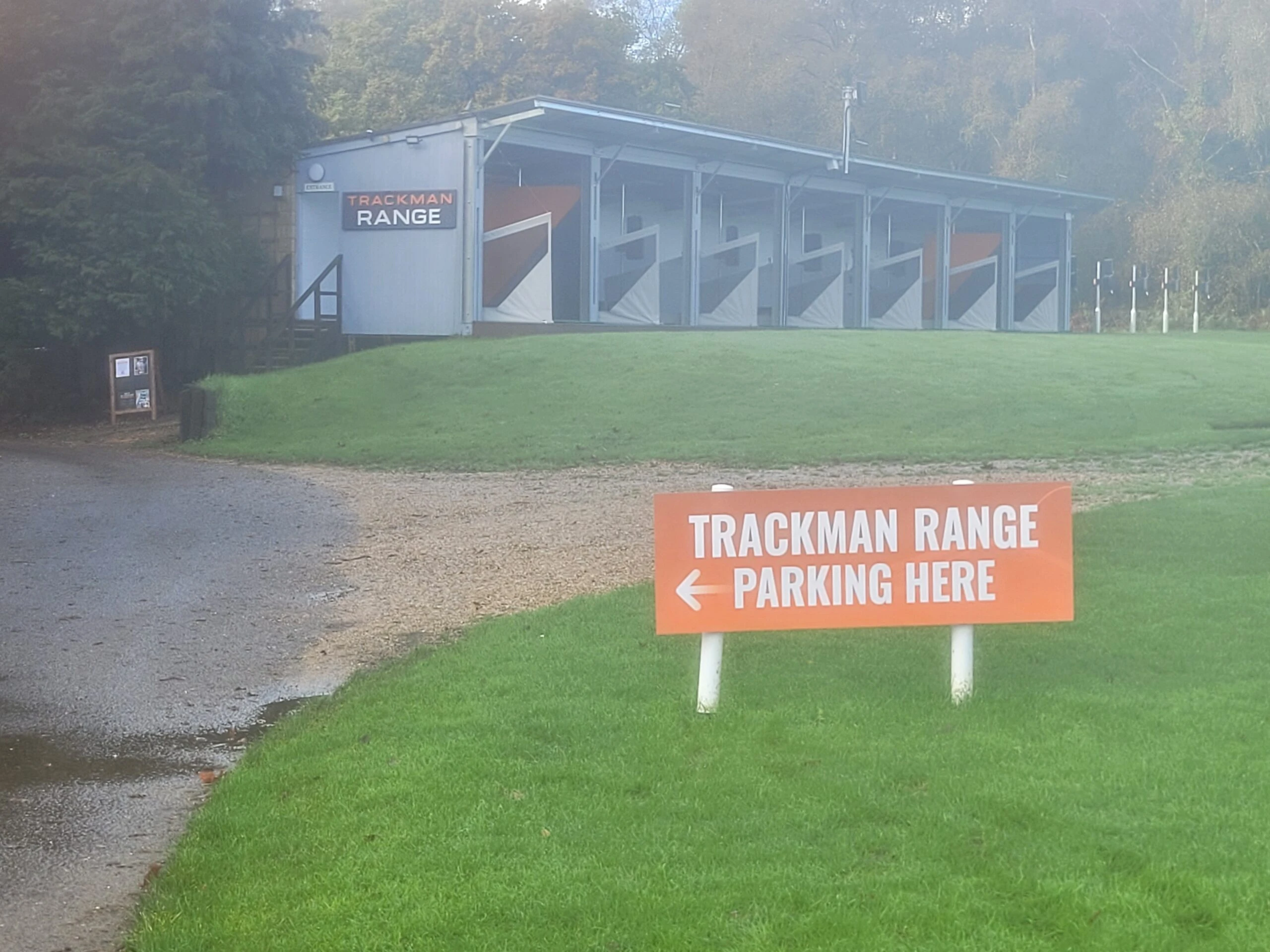 Golf Signage, Golf Course, Trackman, Tray Sign, Graphic design, Bespoke signage, custom signage, Multi site solutions