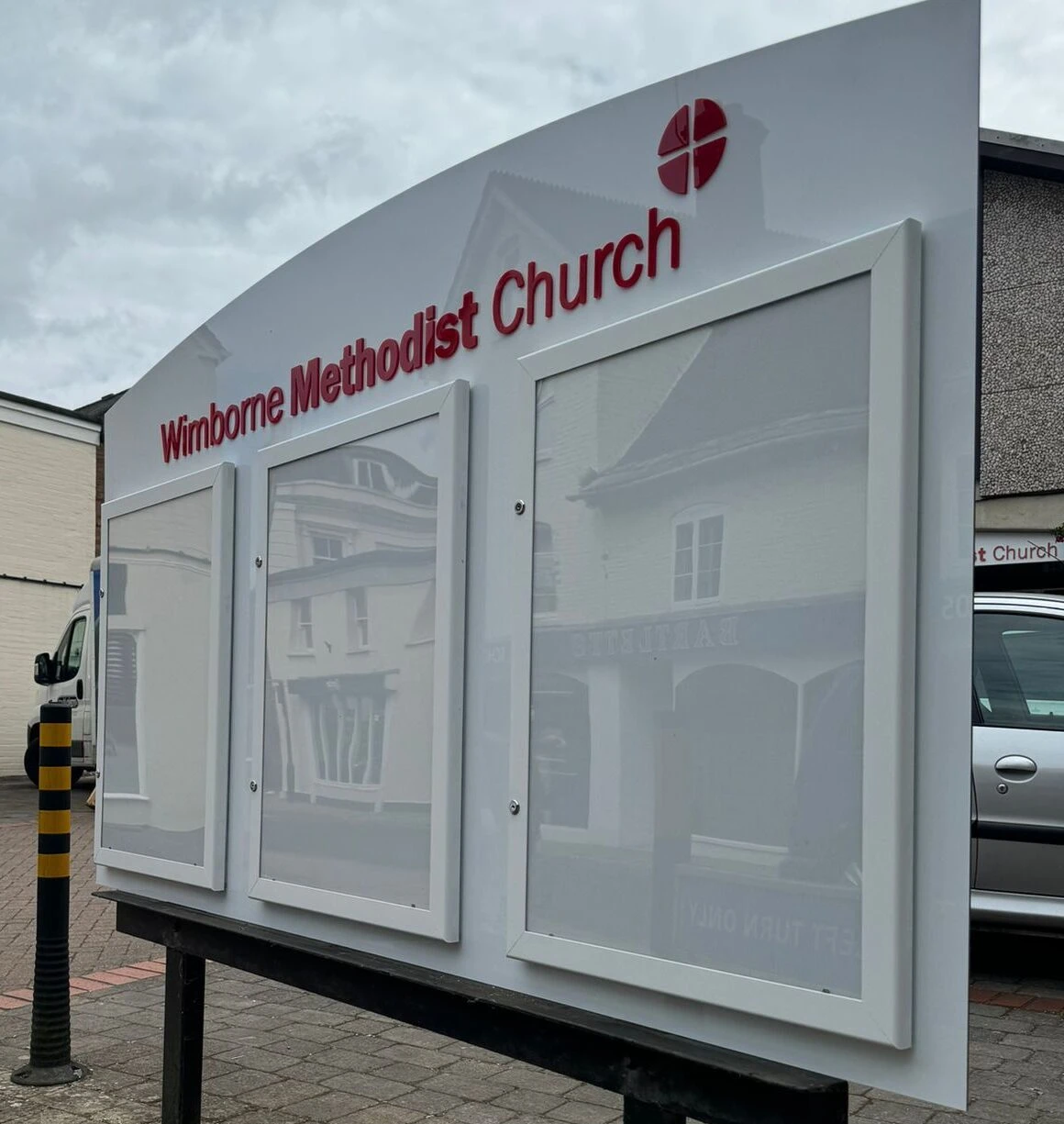 Post & Panel sign, POS signage, Acm Signage, advertising, Road side signage, custom signage, exterior signage