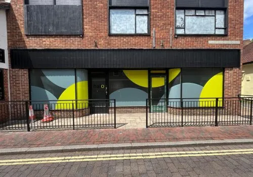 Window Graphics, Manifestation, Graphic design, bespoke graphics, glass etch, vinyl graphics