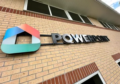 Built up Letters, Unit Signage, fabrication, 3d built up letters, stand off letters